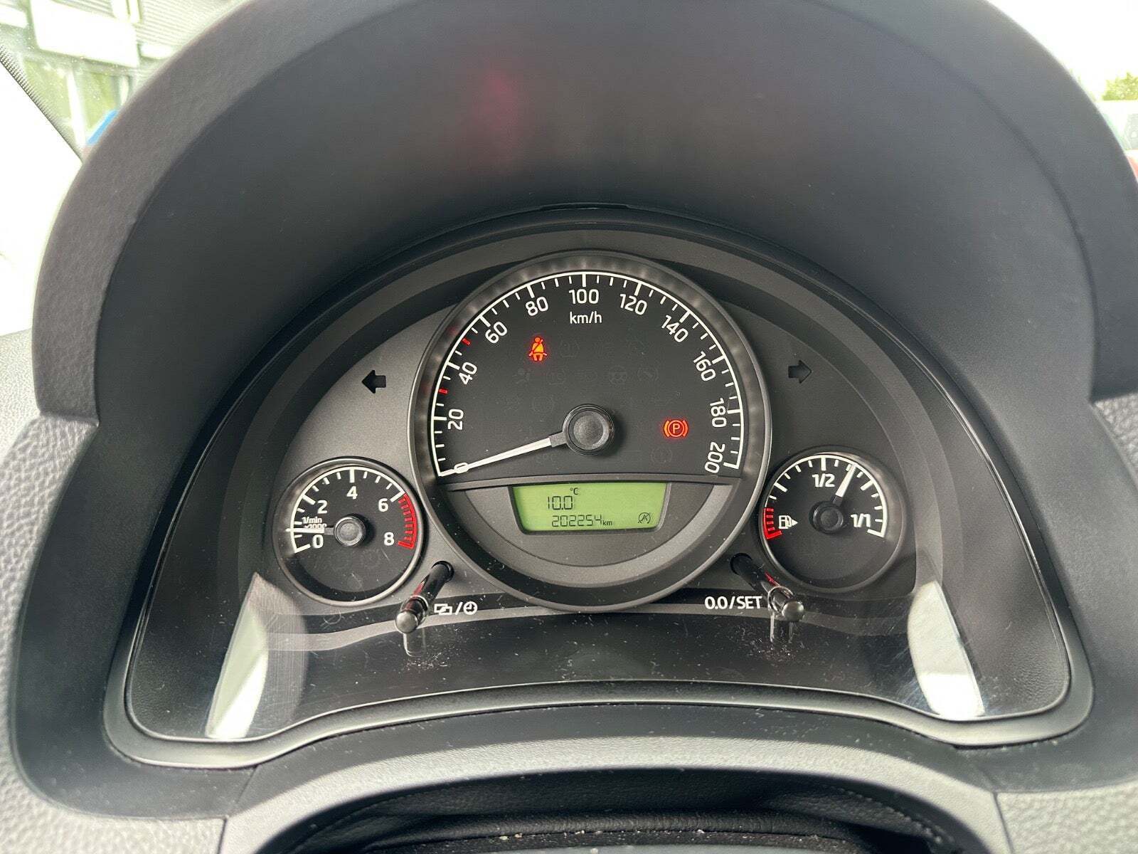 Blå Skoda Citigo fra 2013