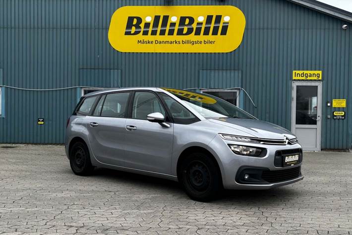Grå Citroën Grand C4 Picasso fra 2018 set udefra