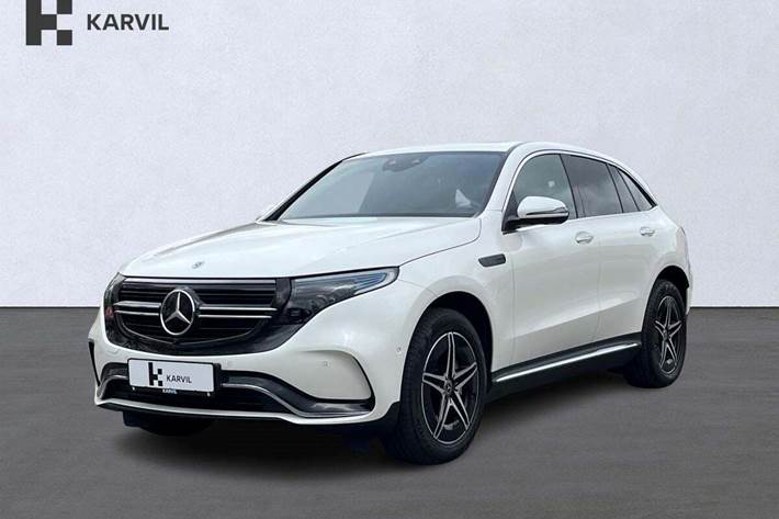 Hvid Mercedes EQC400 fra 2021