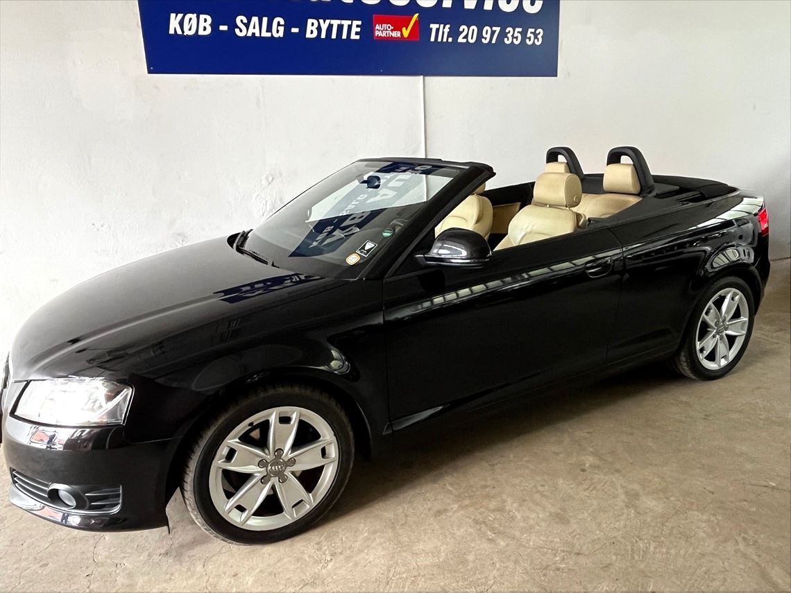 Sort Audi A3 fra 2009
