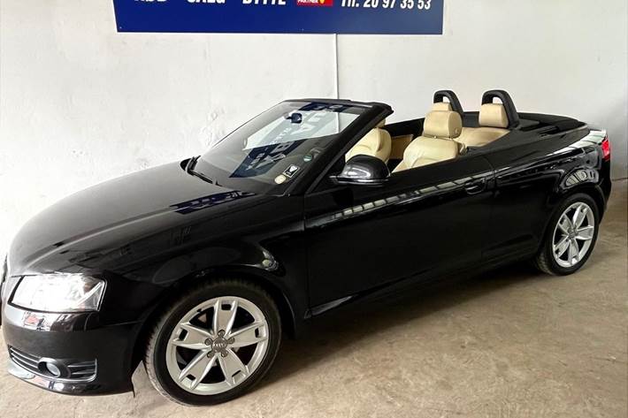 Sort Audi A3 fra 2009