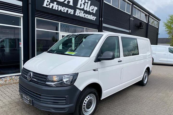 Hvid VW Transporter fra 2019