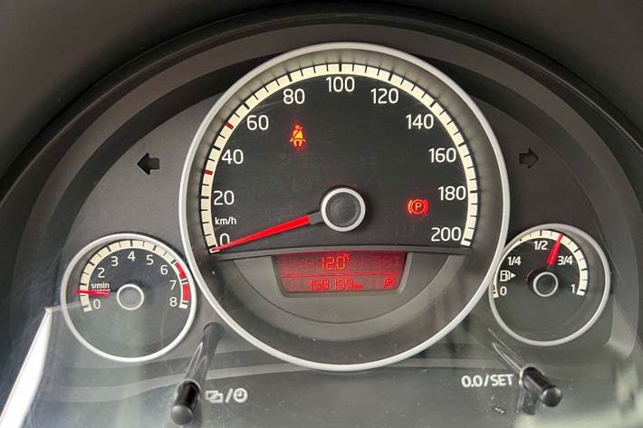 Hvid VW UP! fra 2013