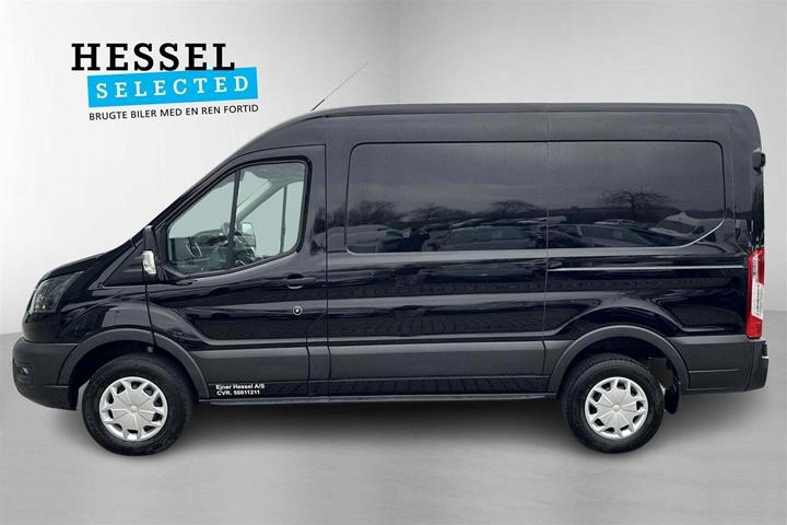 Beige Ford E-Transit 390 L2 Van fra 2022 set udefra