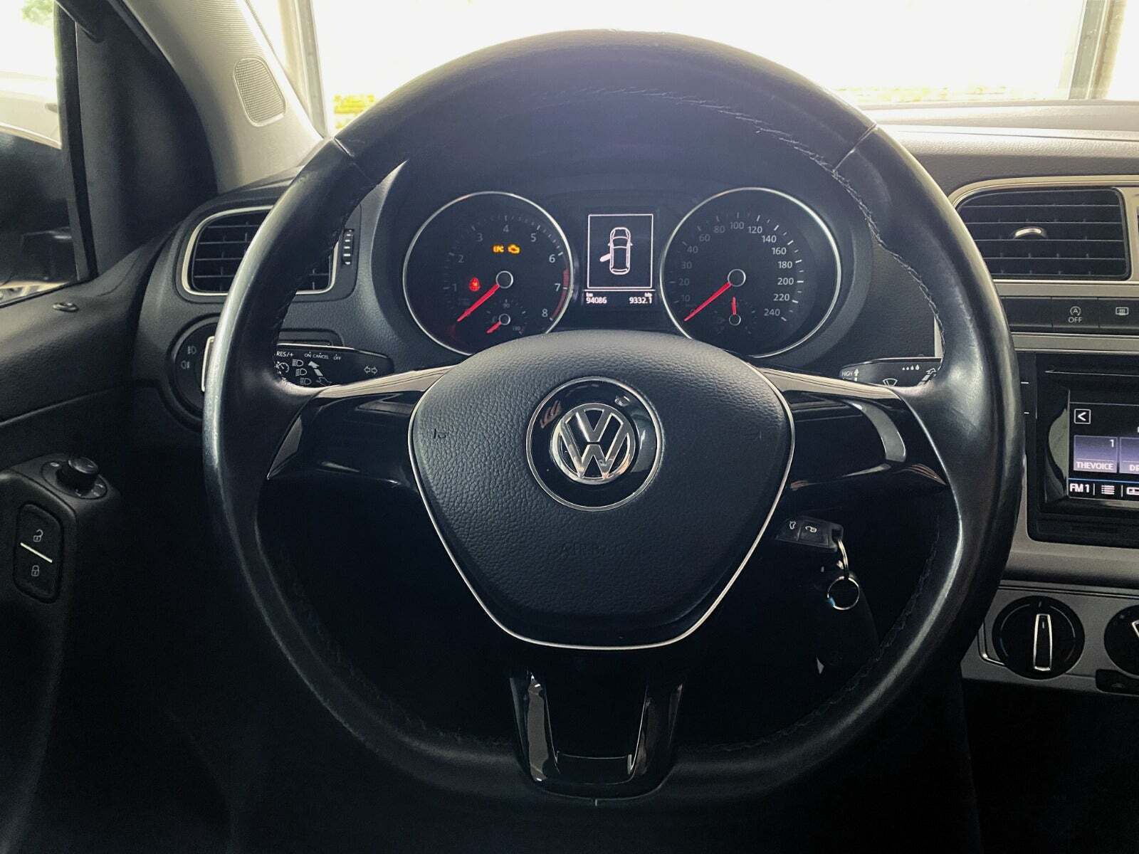 Sort VW Polo fra 2017