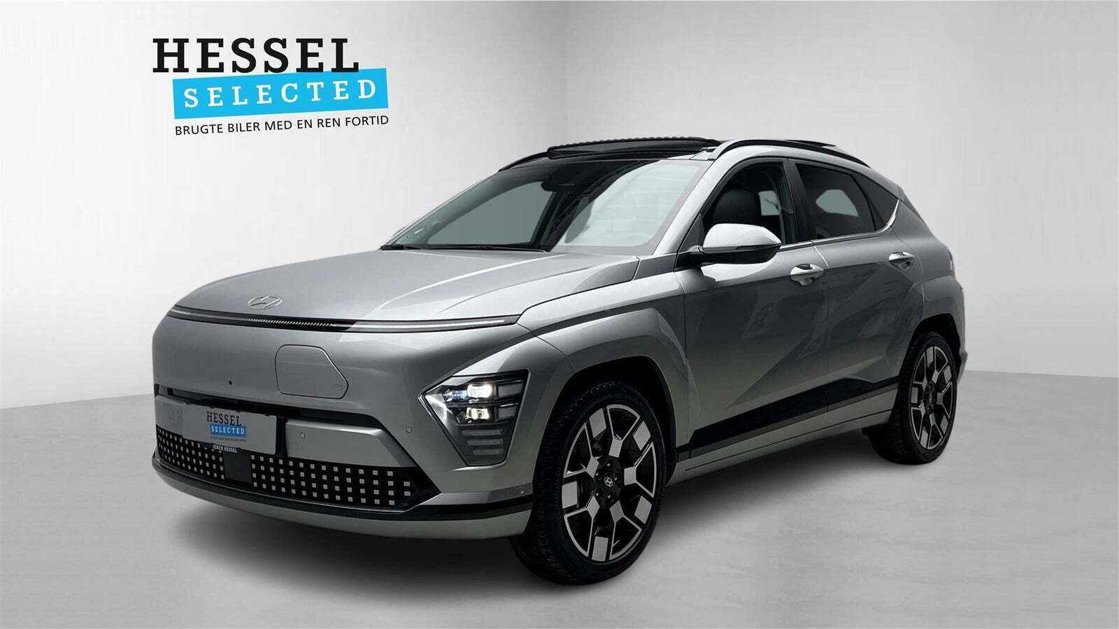 Sølv Hyundai Kona fra 2024