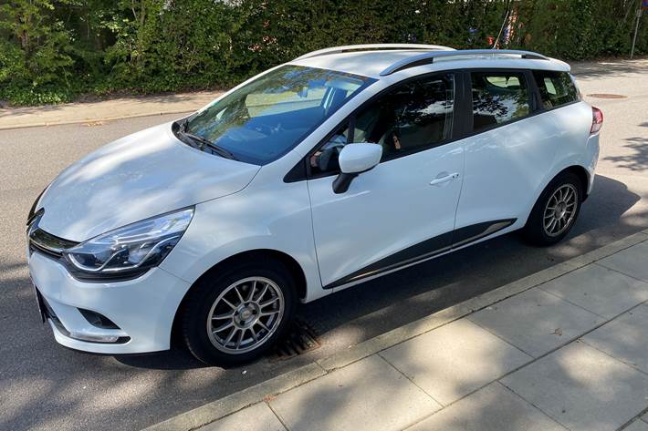 Hvid Renault Ny Clio fra 2017