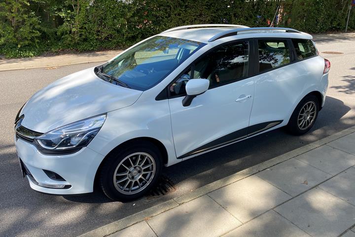 Hvid Renault Ny Clio fra 2017