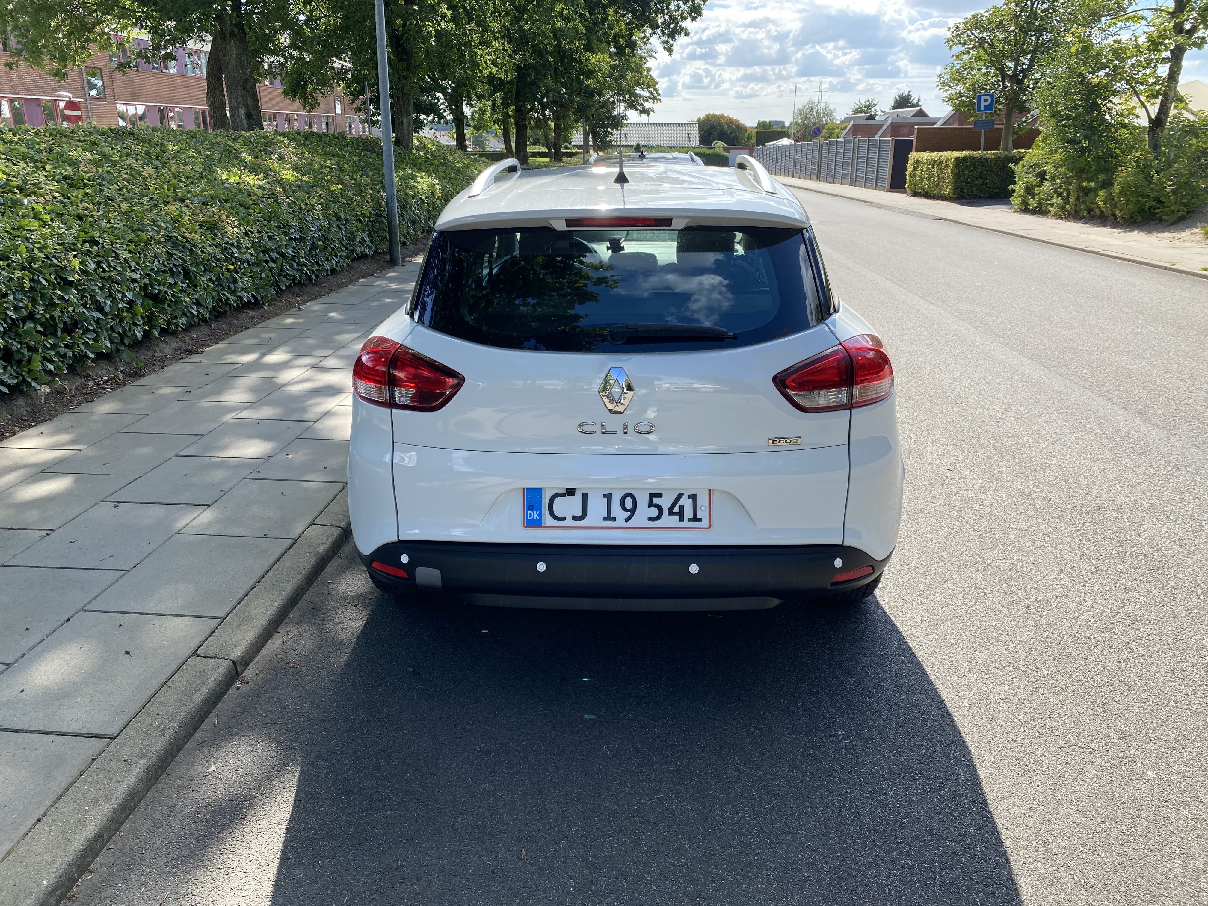 Hvid Renault Ny Clio fra 2017