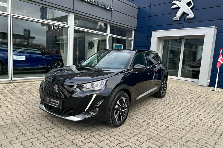 Sort Peugeot 2008 fra 2021 set udefra
