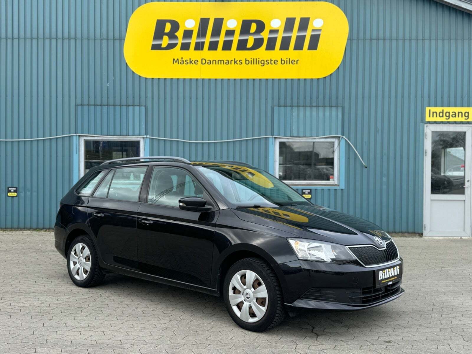 Sort Skoda Fabia fra 2016