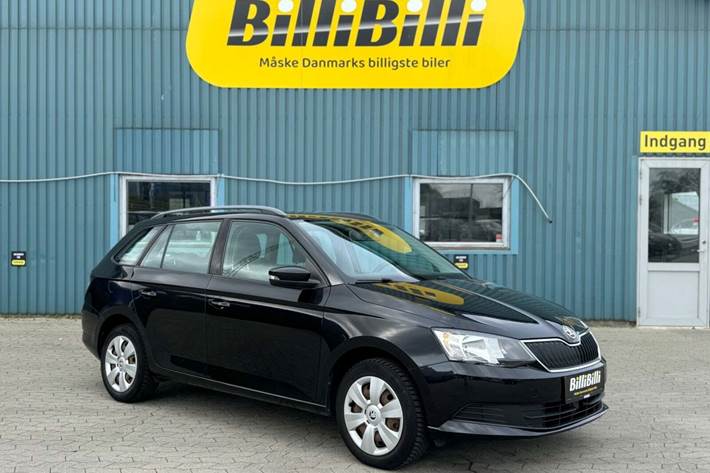 Sort Skoda Fabia fra 2016