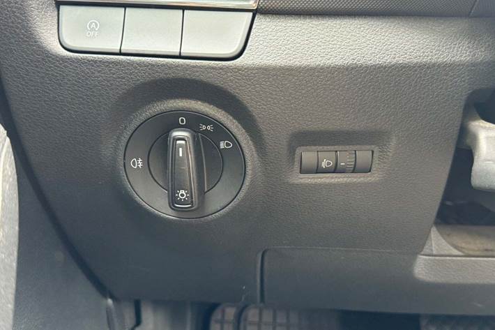 Sort Skoda Fabia fra 2016