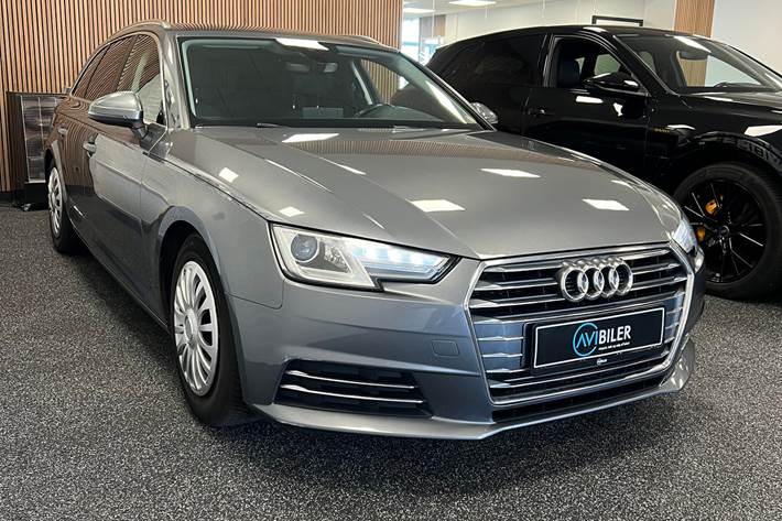 Grå Audi A4 fra 2017