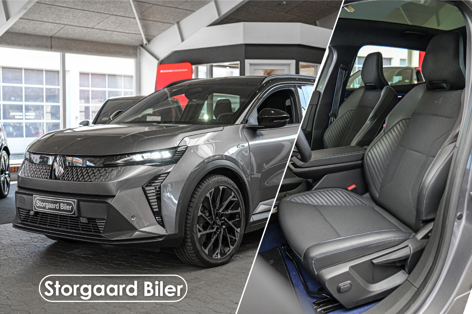 Grå Renault Scenic E-Tech fra 2024