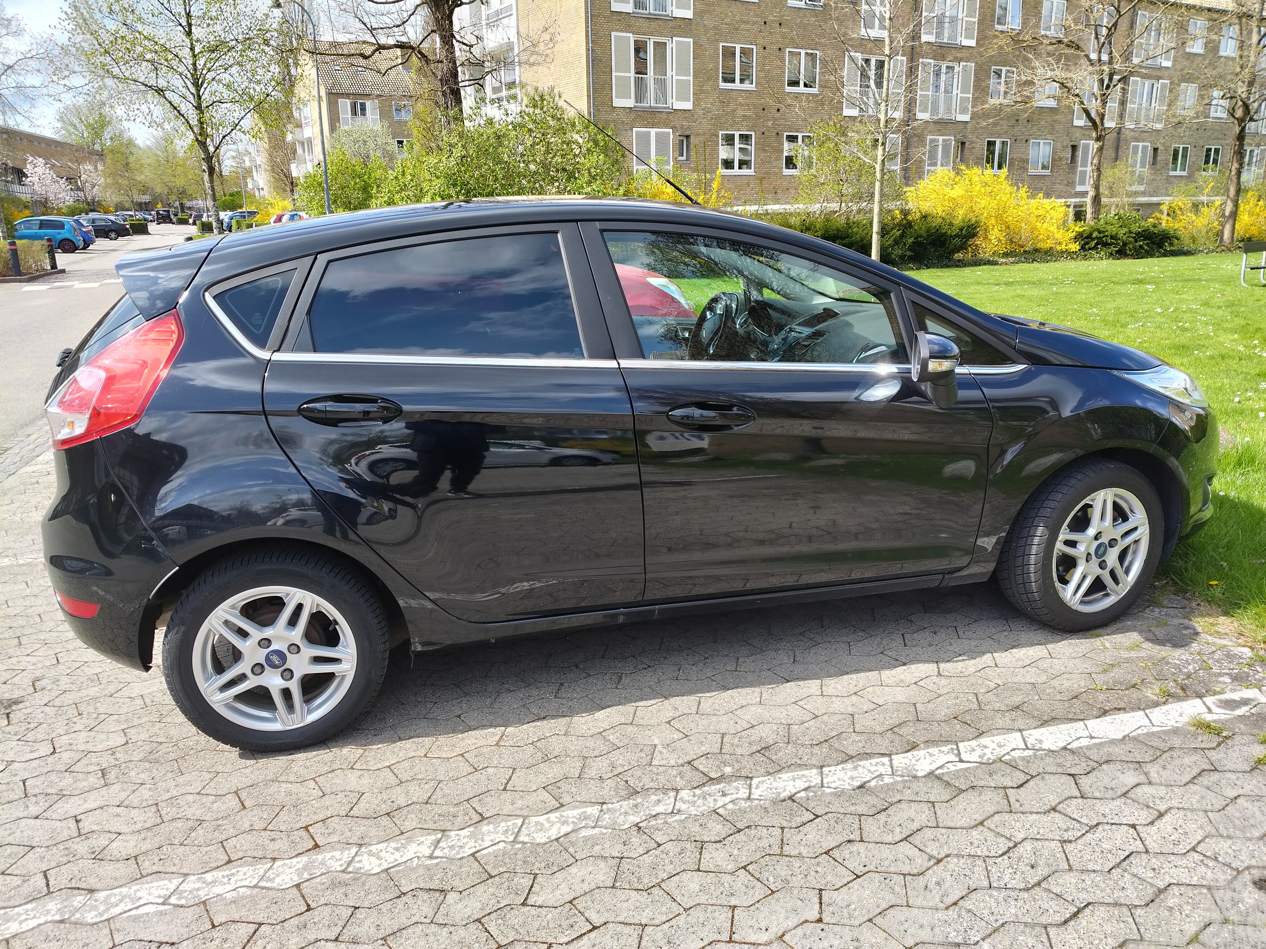 Sort Ford Fiesta fra 2015