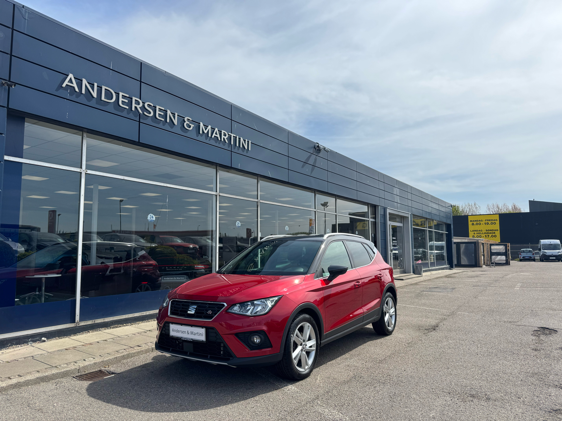 Rød Seat Arona fra 2019