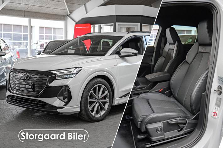 Hvid Audi Q4 e-tron fra 2022