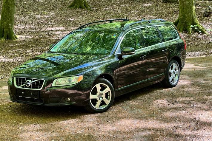 Sort Volvo V70 fra 2011