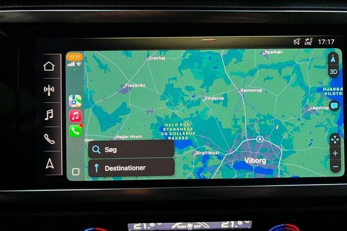 Grå Audi Q3 fra 2019