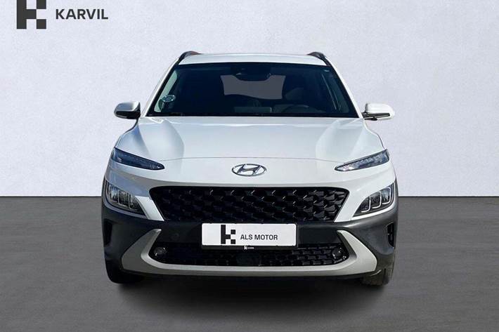 Hvid Hyundai Kona fra 2021