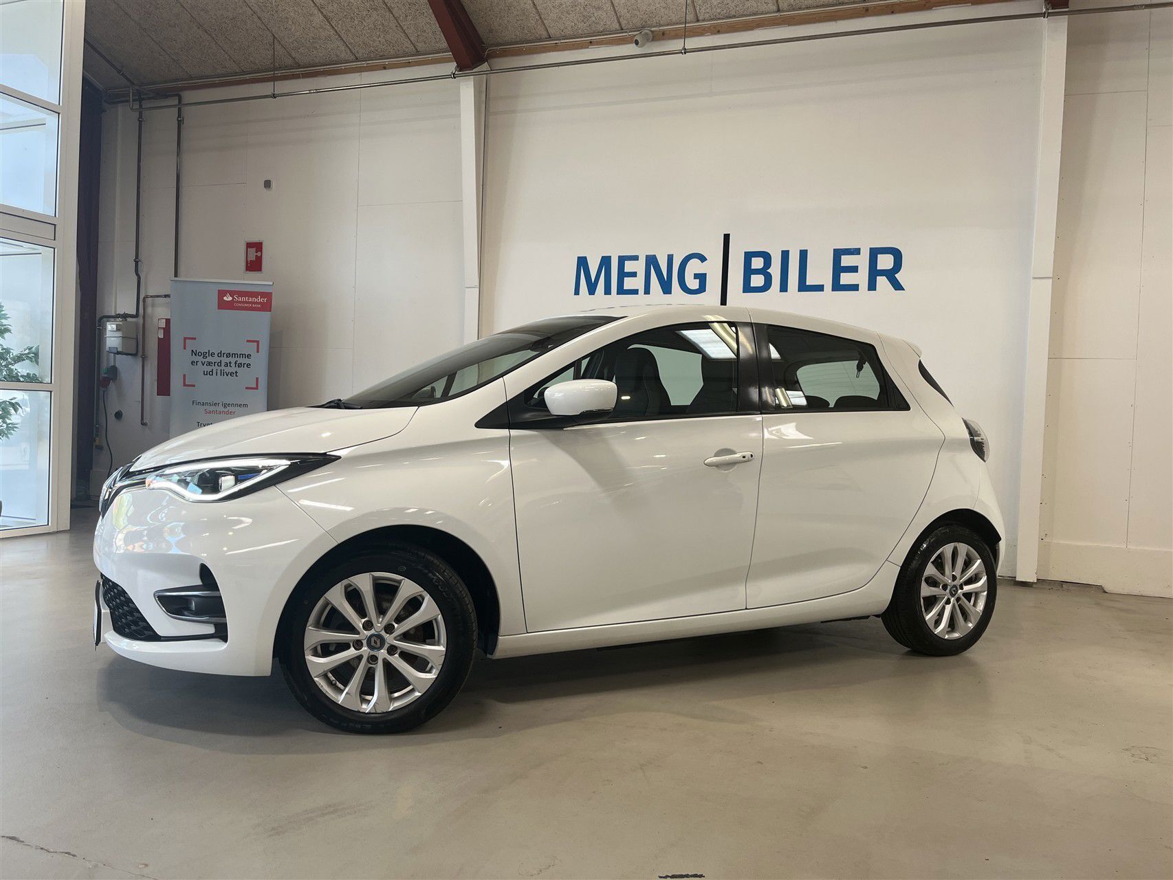 Hvid Renault Zoe fra 2020