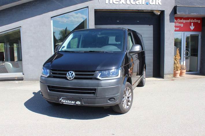 Sort VW Transporter fra 2015