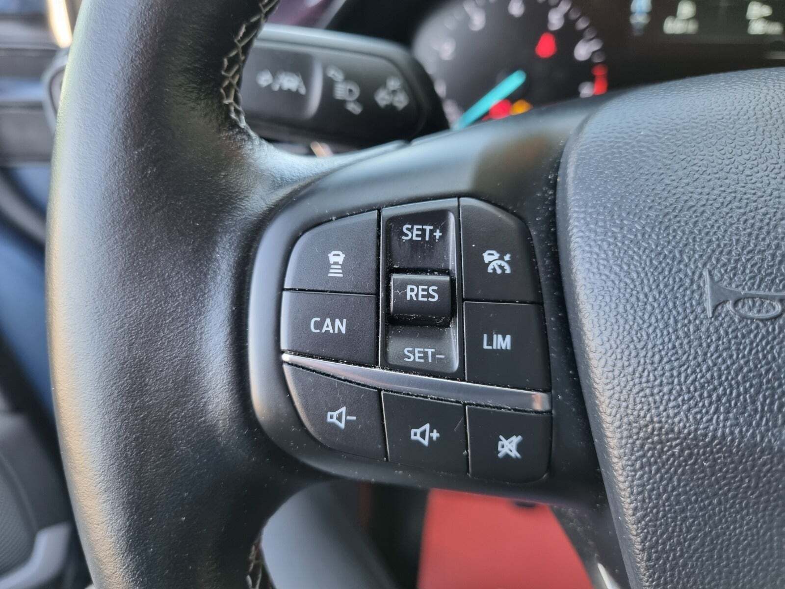Blå Ford Fiesta fra 2019
