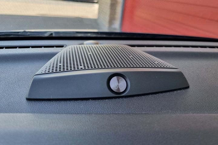 Blå Ford Fiesta fra 2019