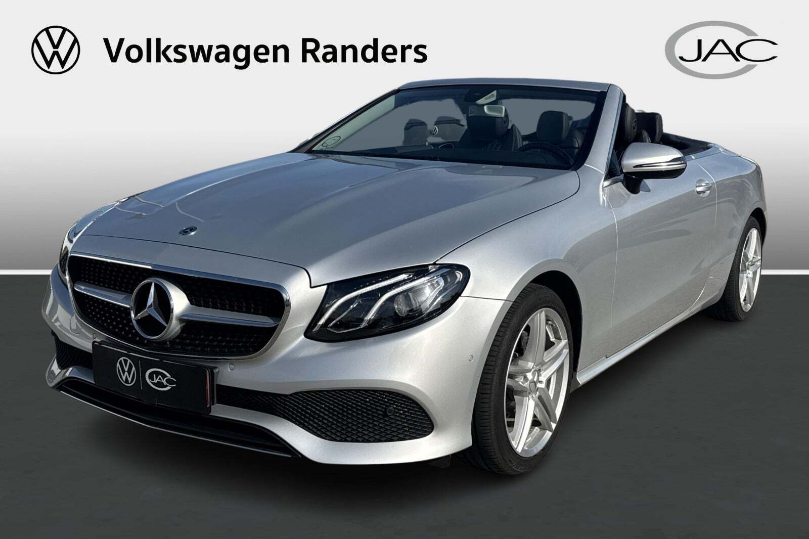 Sølv Mercedes E200 fra 2018