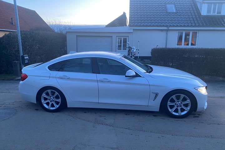 Hvid BMW 4-serie fra 2016