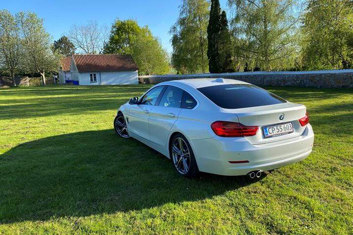 Hvid BMW 4-serie fra 2016