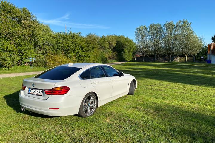 Hvid BMW 4-serie fra 2016