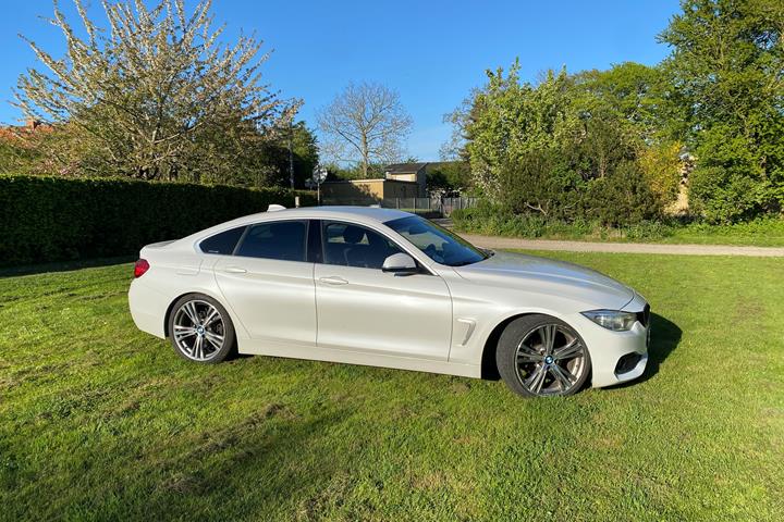 Hvid BMW 4-serie fra 2016