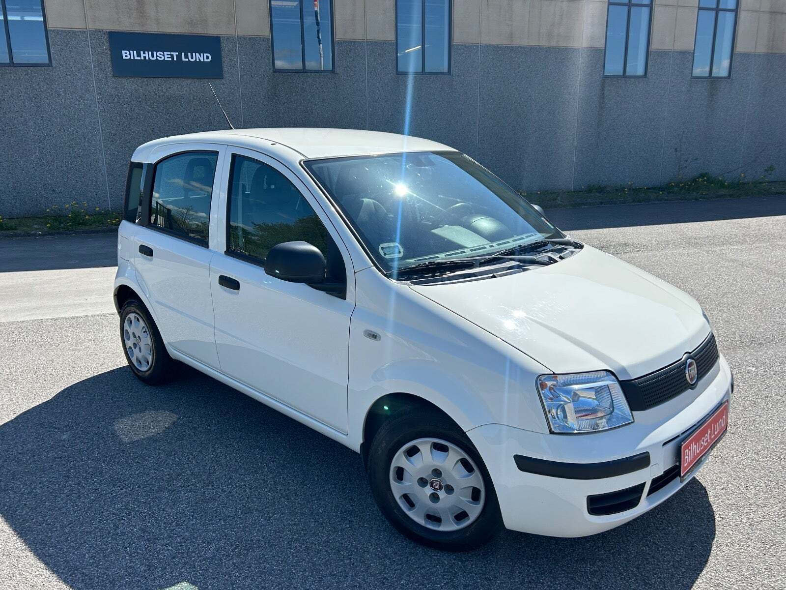 Hvid Fiat Panda fra 2012
