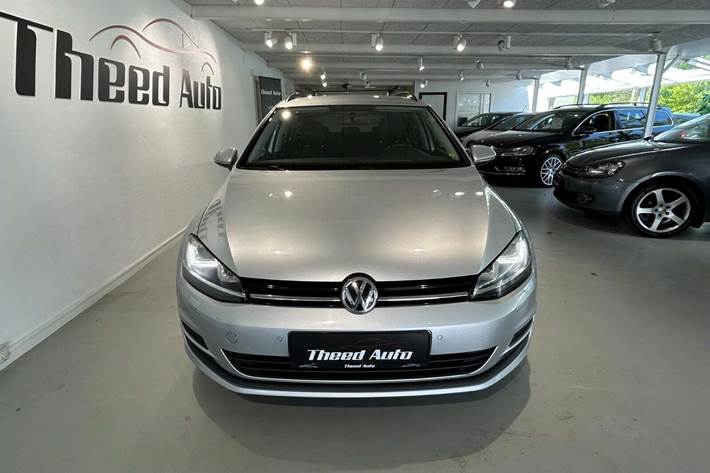Sølv VW Golf VII fra 2013