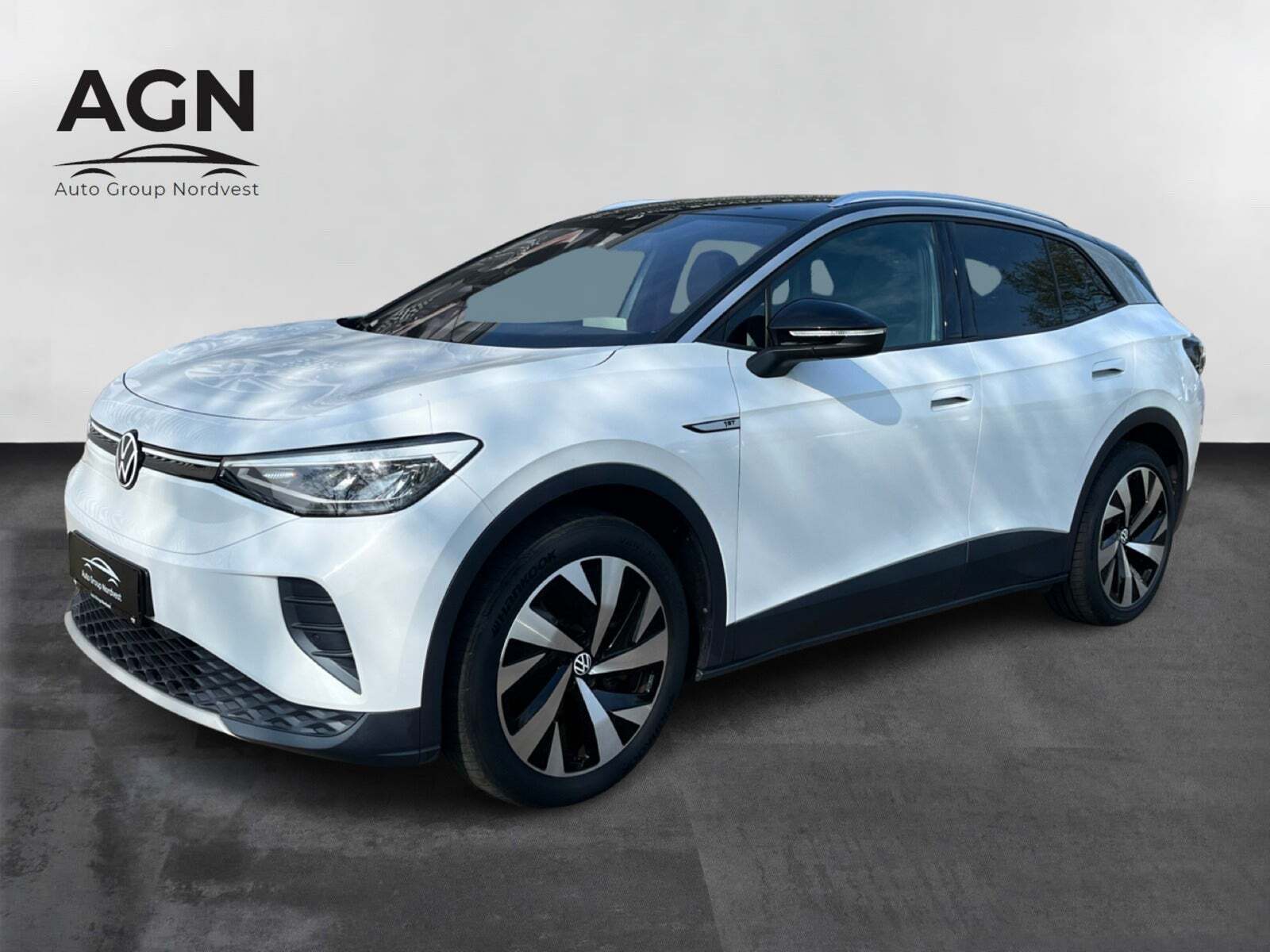 Hvid VW ID.4 fra 2021 set udefra