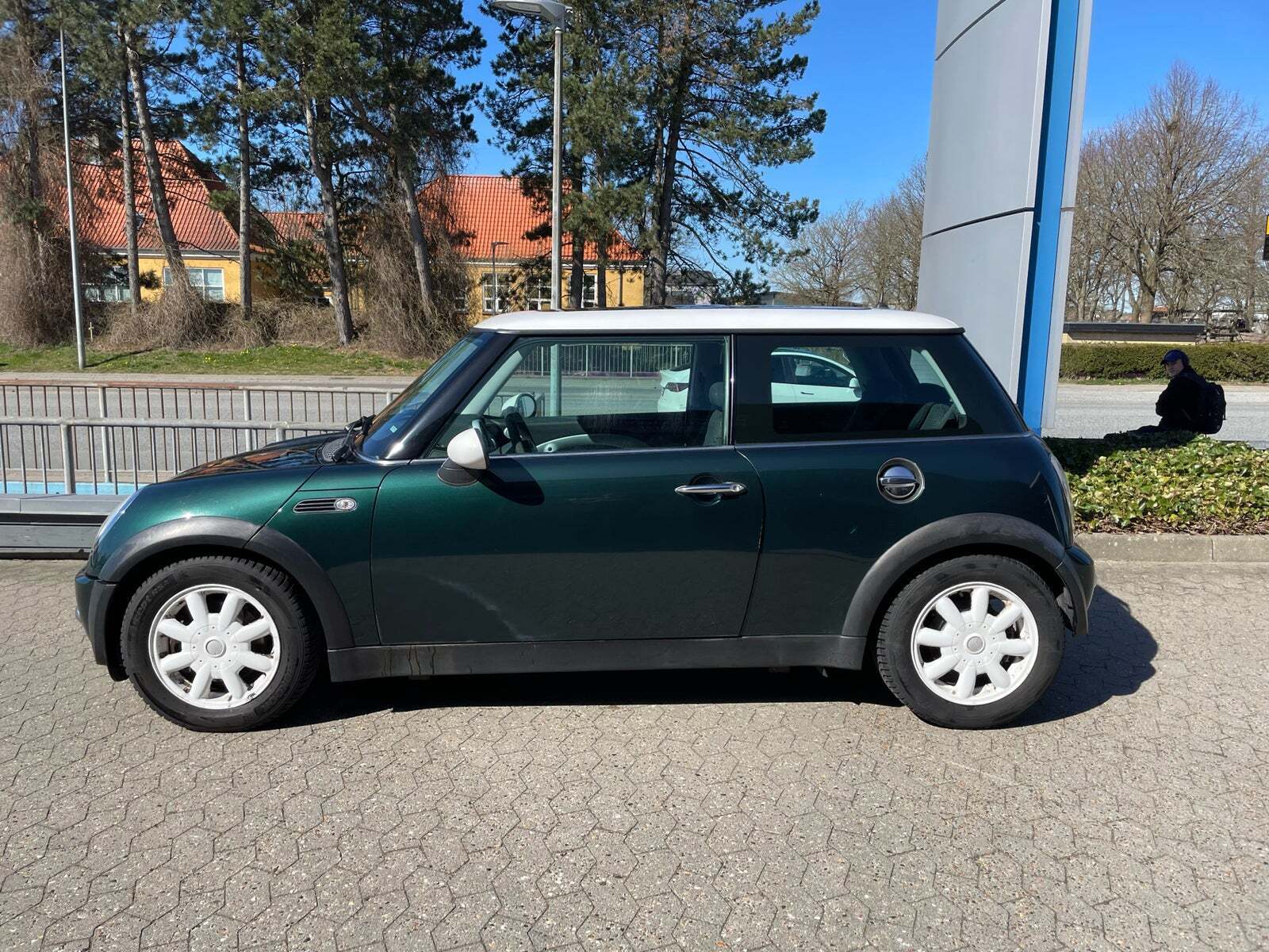Grøn Mini Cooper fra 2007