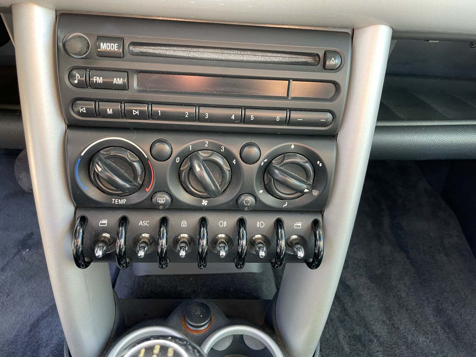 Grøn Mini Cooper fra 2007