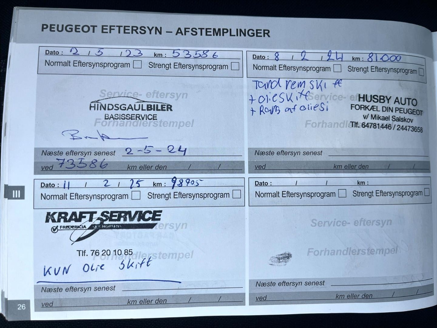 Grøn Peugeot 3008 fra 2019