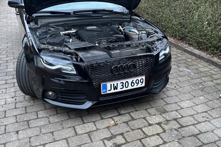 Sort Audi A4 fra 2008