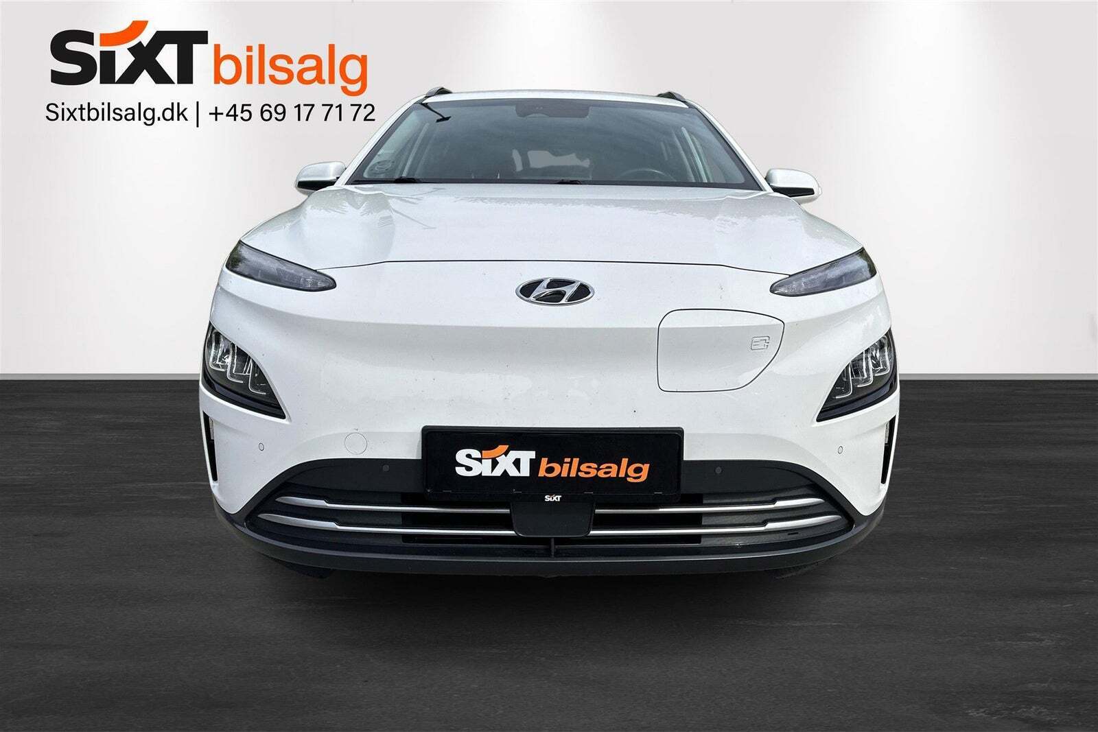 Hvid Hyundai Kona fra 2021