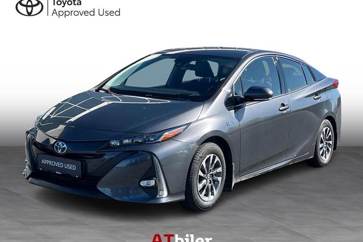 Sort Toyota Prius Plug-in fra 2018 set udefra