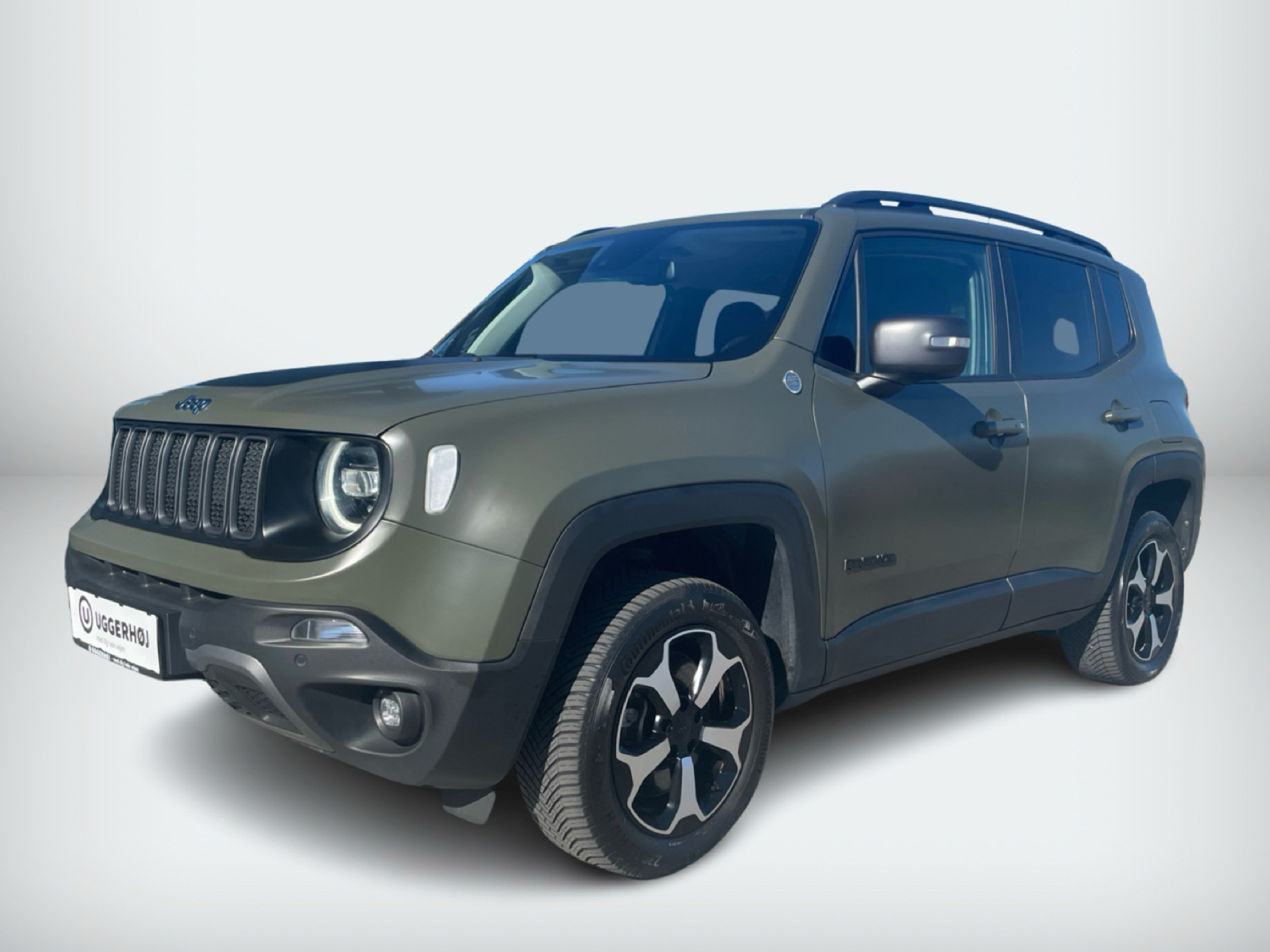 Grøn Jeep Renegade fra 2020