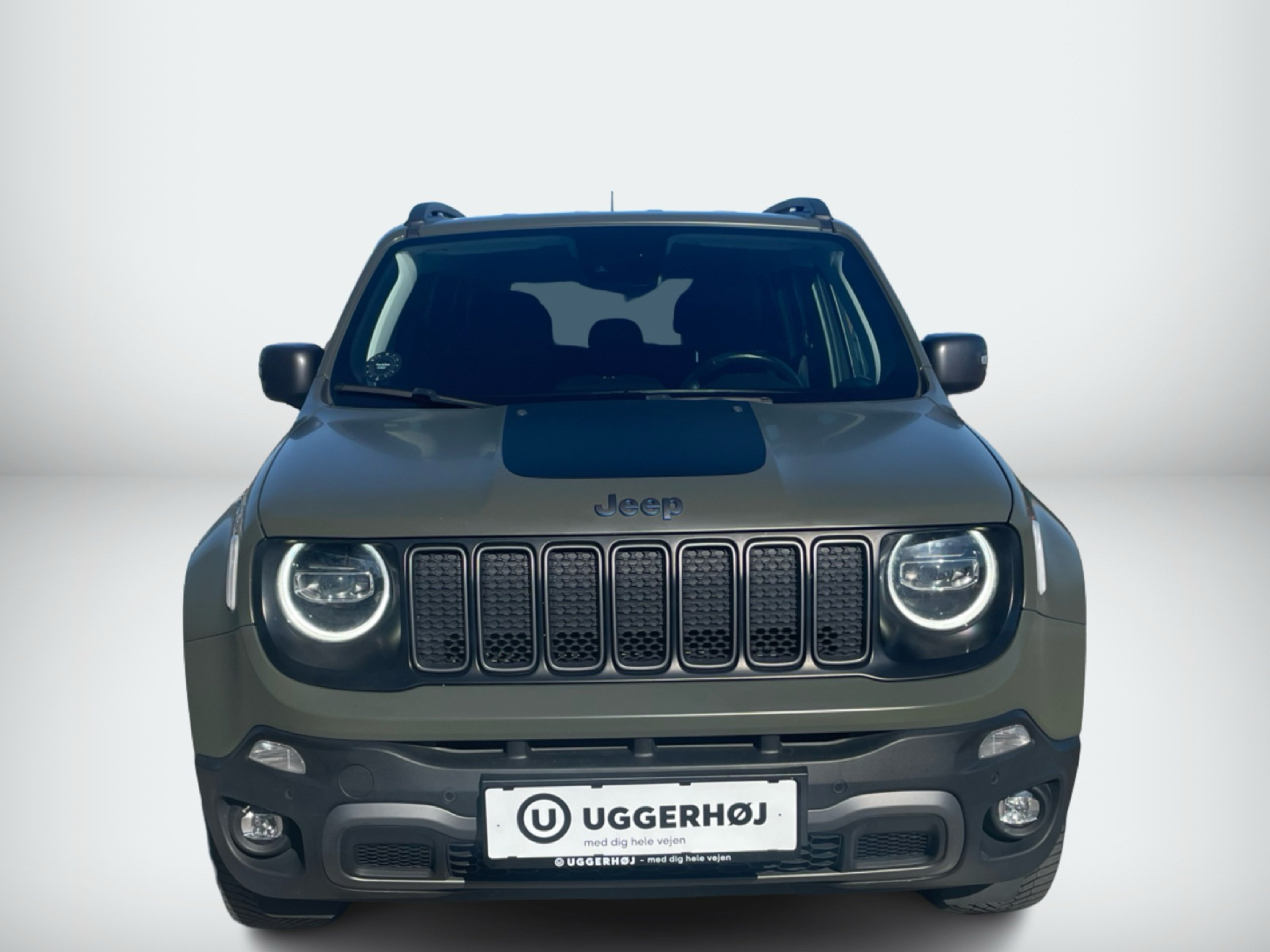 Grøn Jeep Renegade fra 2020