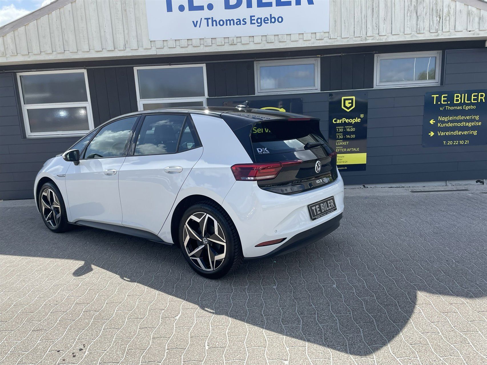 Hvid VW ID.3 fra 2022