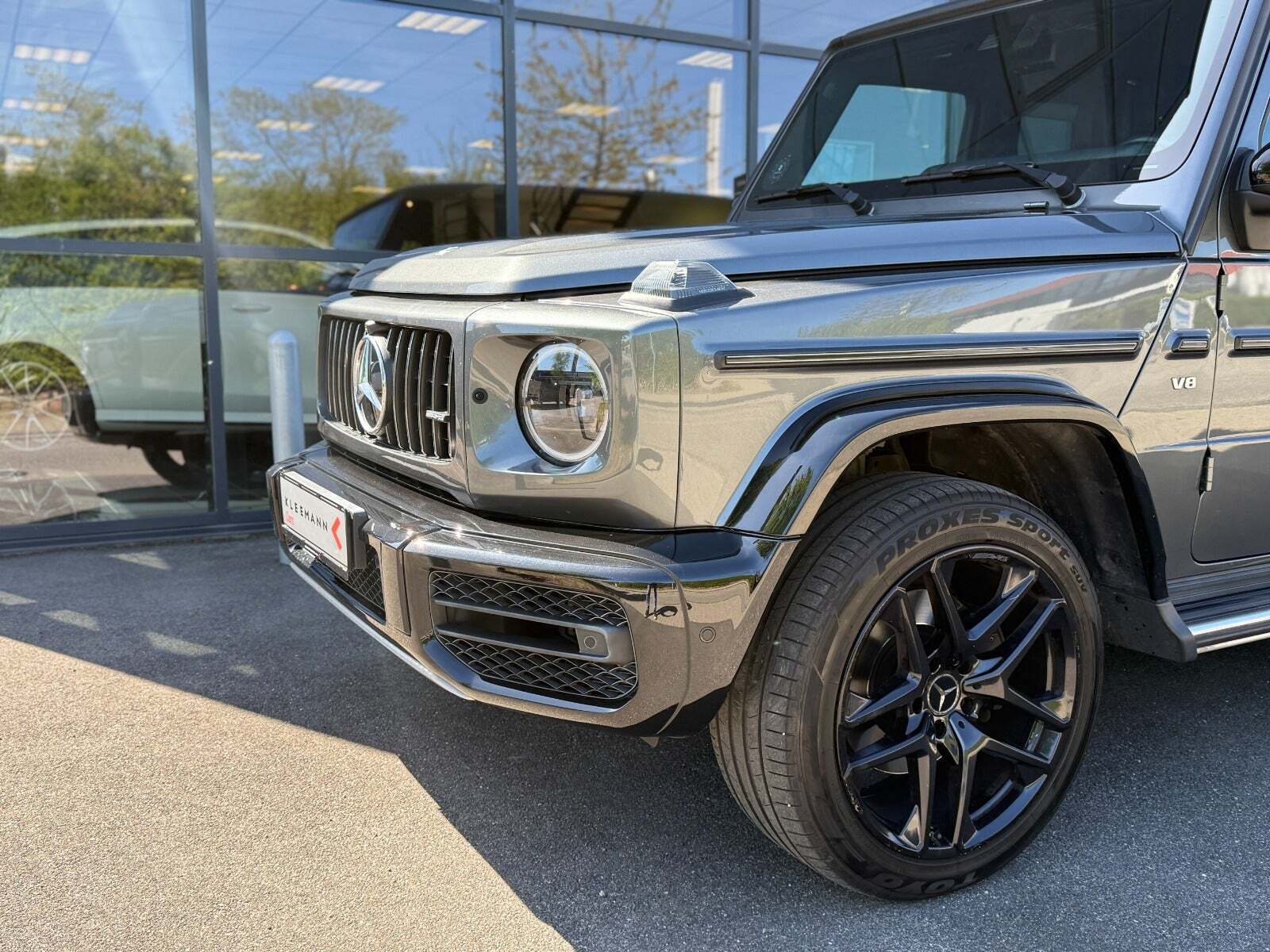 Grå Mercedes G500 fra 2018