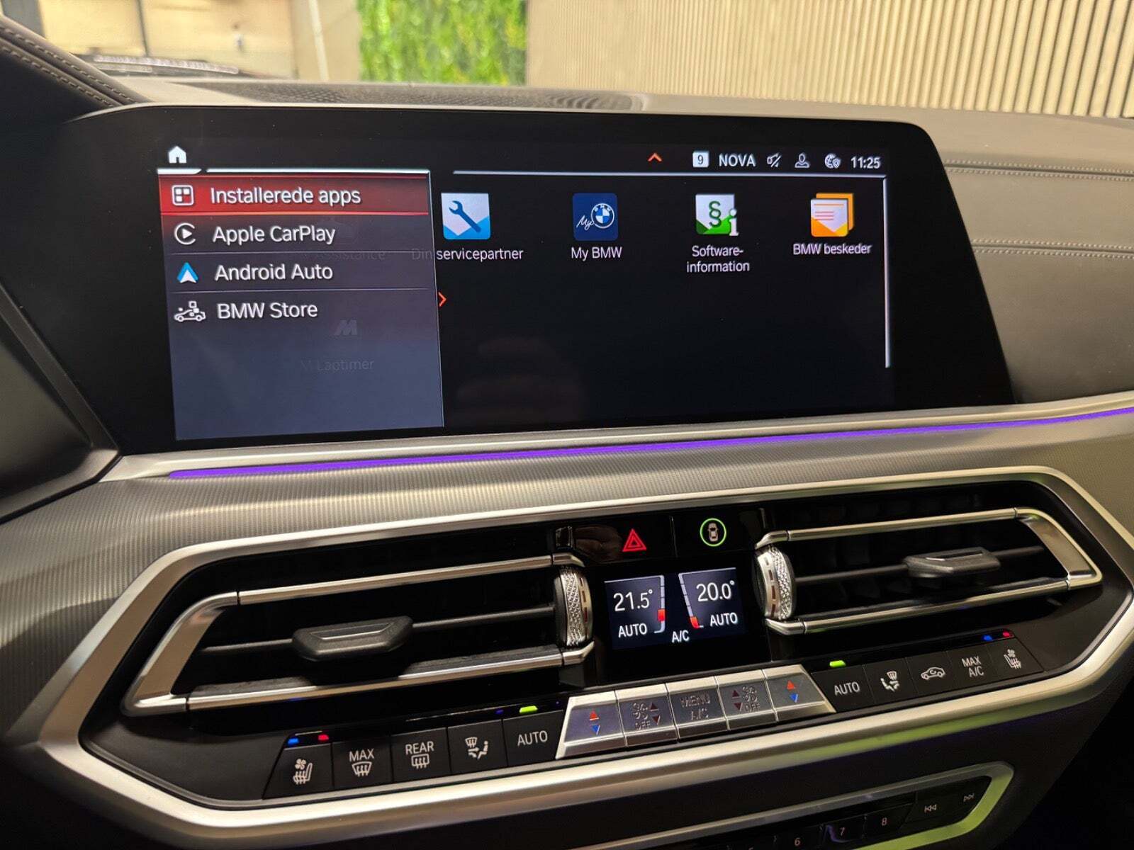 Hvid BMW X5 fra 2019