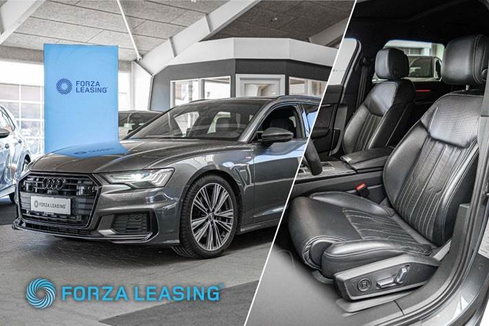 Grå Audi A6 fra 2019