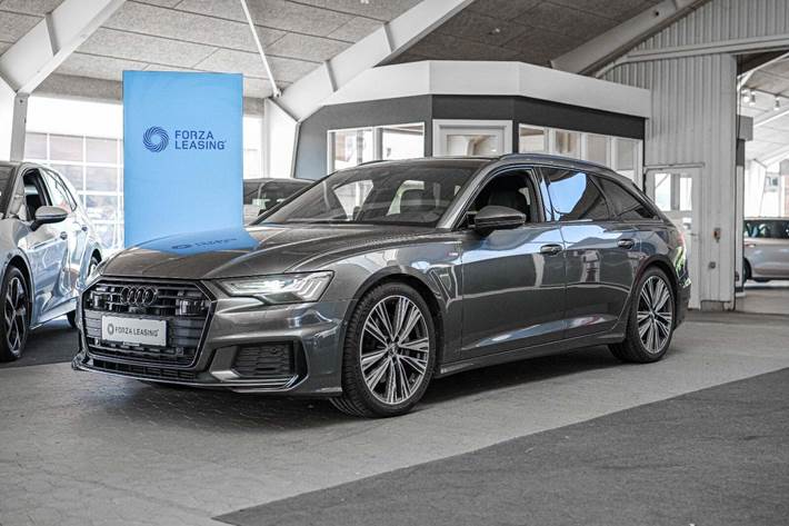 Grå Audi A6 fra 2019
